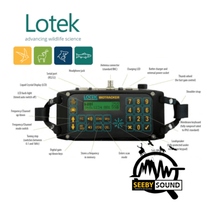 LOTEK BIOTRACKER VHF RECEIVER - Récepteur de télémétrie / Radio tracking Portable