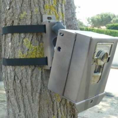 support antivol piege photographique browning bushnell spypoint orientable 2