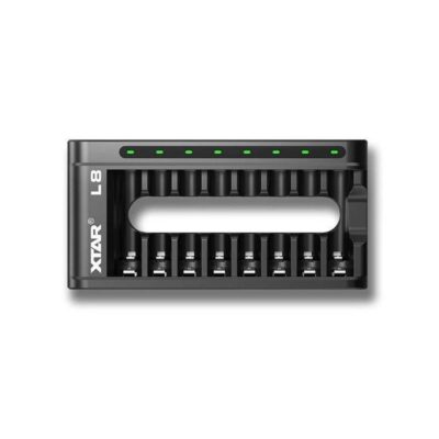 Chargeur de Piles Rechargeables AA/AAA Lithium-ion/ NiMH Xtar L8