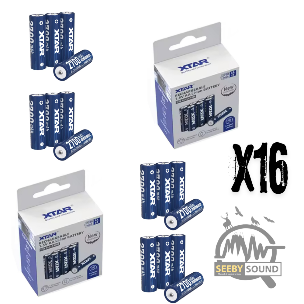 Piles Li-ion lithium ion batterie battery rechargeable AA lithium pas cher lifepo4 piège photographique duracell energizer ebl lithium AA caméra lampe torche XTAR varta e