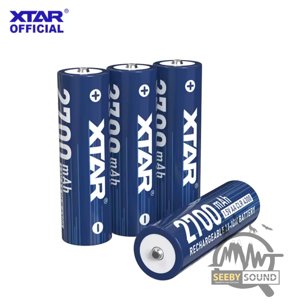 Blister de 4 Piles Rechargeables AA Lithium-ion 1.5V Xtar 4300mWh – Image 3