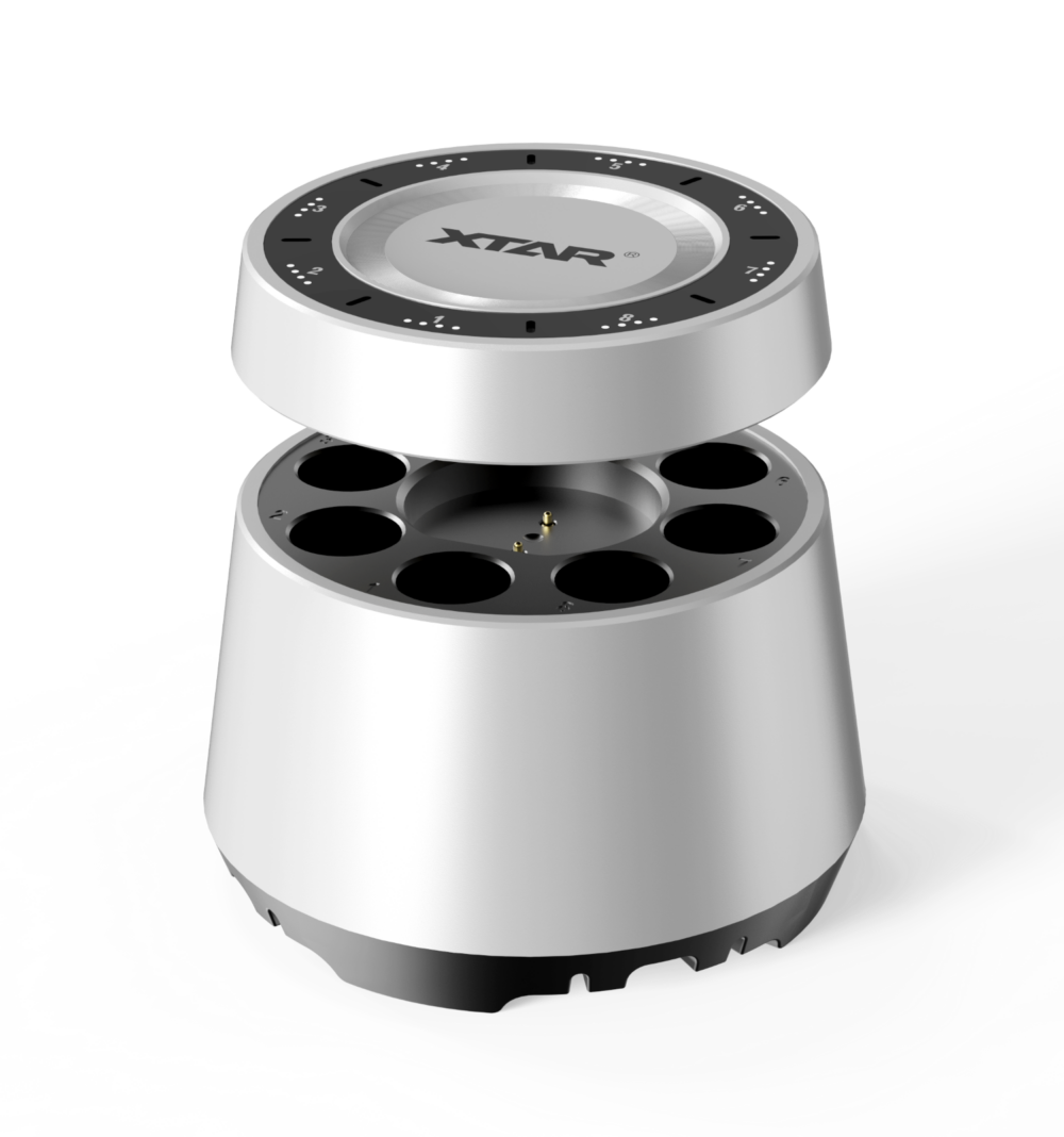 Chargeur de Piles Xtar L8 BOX AA AAA Lithium-ion NiMH LI ION ebl nite core seebysound protection