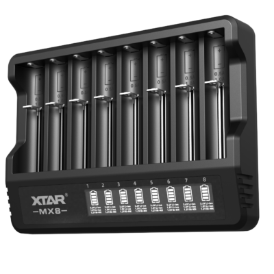 Set complet Chargeur de Piles Xtar MX8